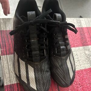 Boys size 2 flag football cleats Adidas  Adizero